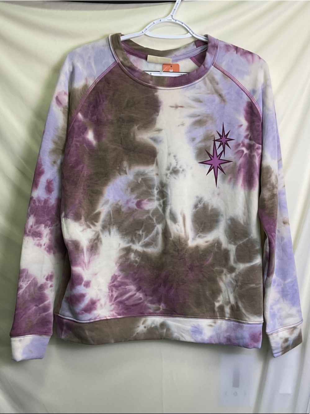 Golden Hour Tie Dye Sweatshirt - Rouge